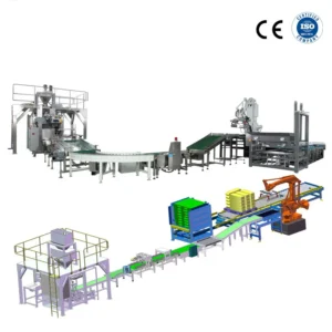 Automatic palletizing production line